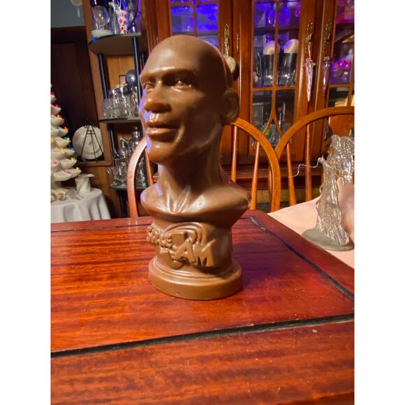 VTG 1996 MICHAEL JORDAN Space Jam Trophy Treats Gumballs Candy Bust New Full NOS - Picture 5 of 12